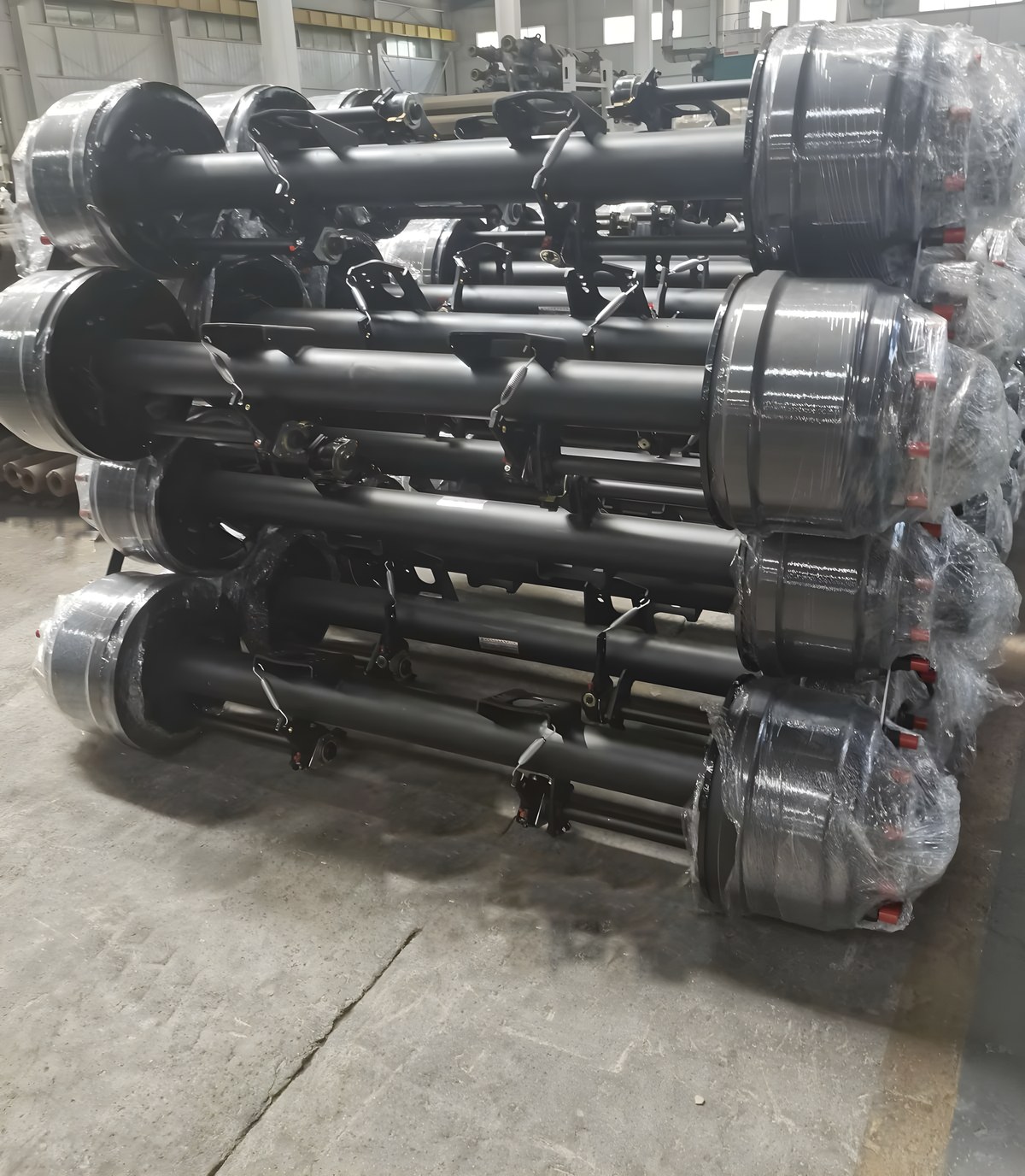 Rear axle assemblies ready for dispatch