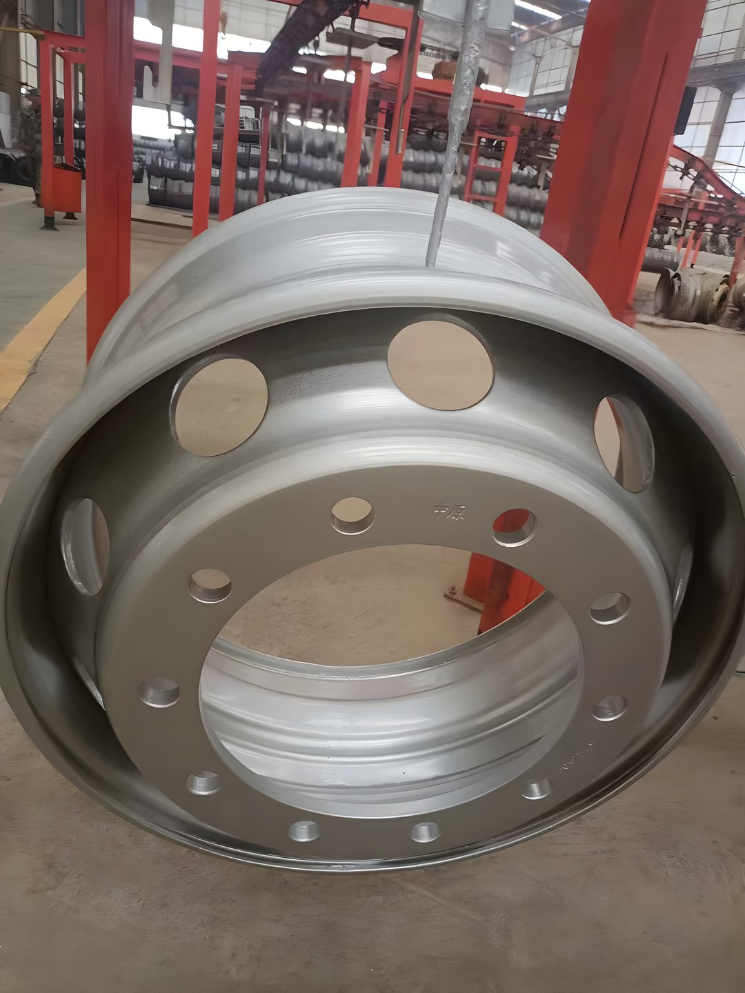 Wheels on the production line
